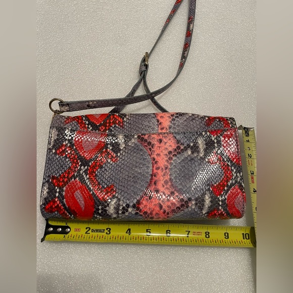 Tory Burch Multicolor Python Embossed Leather Crossbody Bag MSRP $600 - Picture 3 of 9